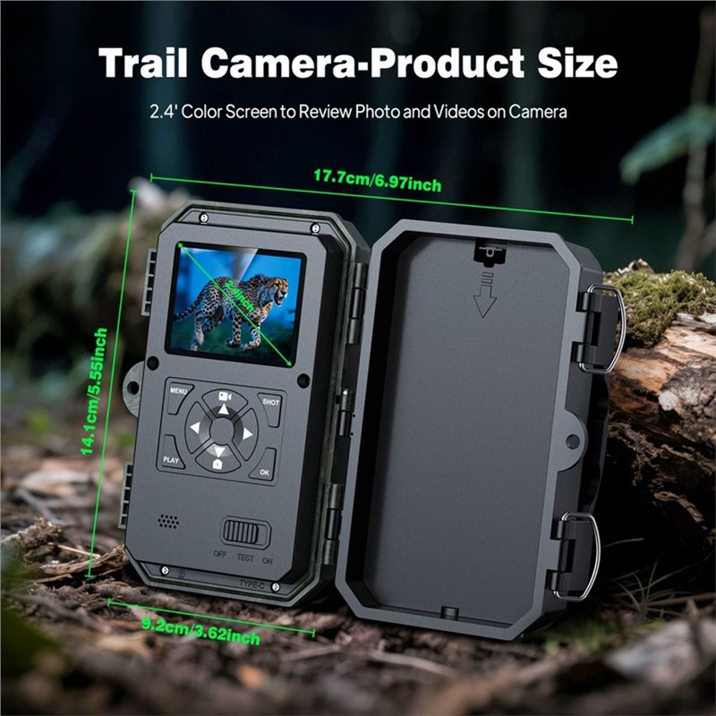 Trail Camera Infrared - Outdoor Trail Hunting Camera 1080P HD