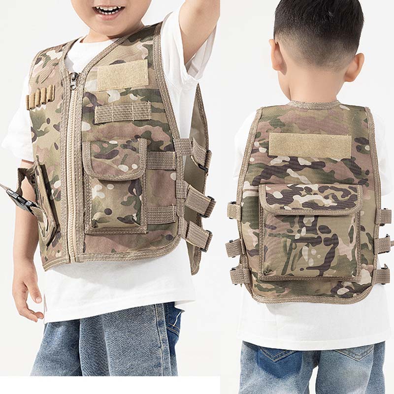 Outdoor Hunting Games For Kids - Fans Outdoor Children Tactical Vest Adjustable