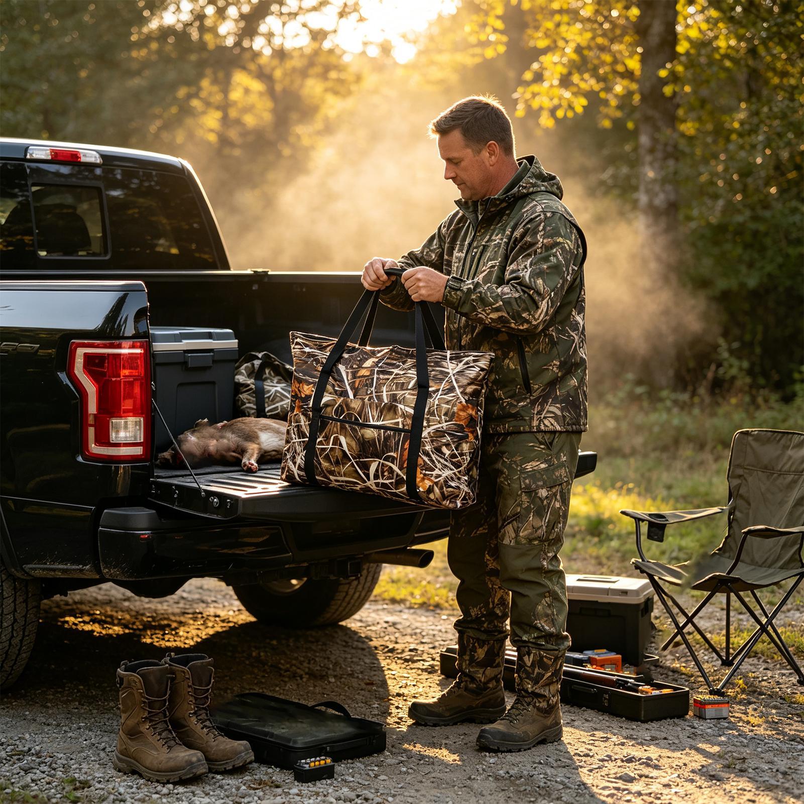 Hunting Tote Waterproof Scent  - Outdoor Hunting Gear Storage ulasan dan harga