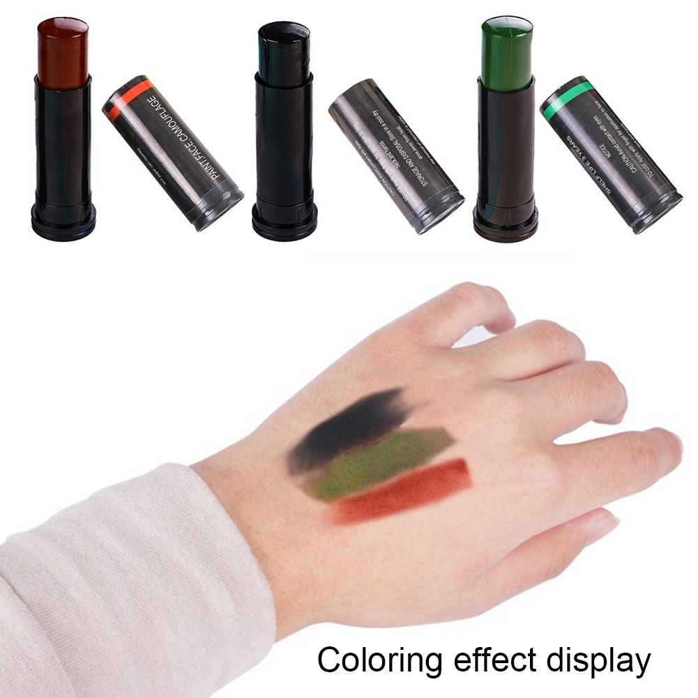 3 Colors Camo Face Paint Anti- - Camo Face Paint ulasan dan harga