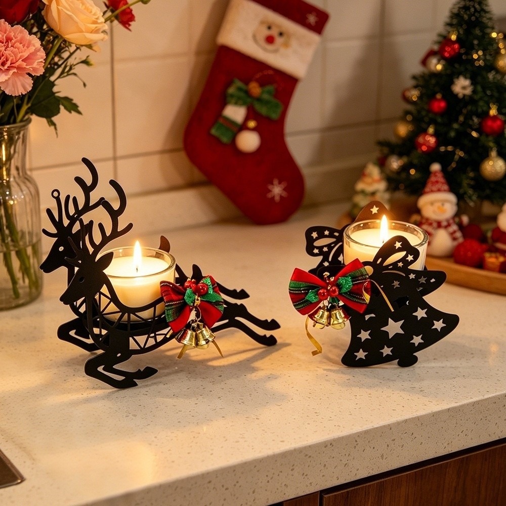 Deer Elk Christmas Candle Hold - Elk Bugle Call ulasan dan harga