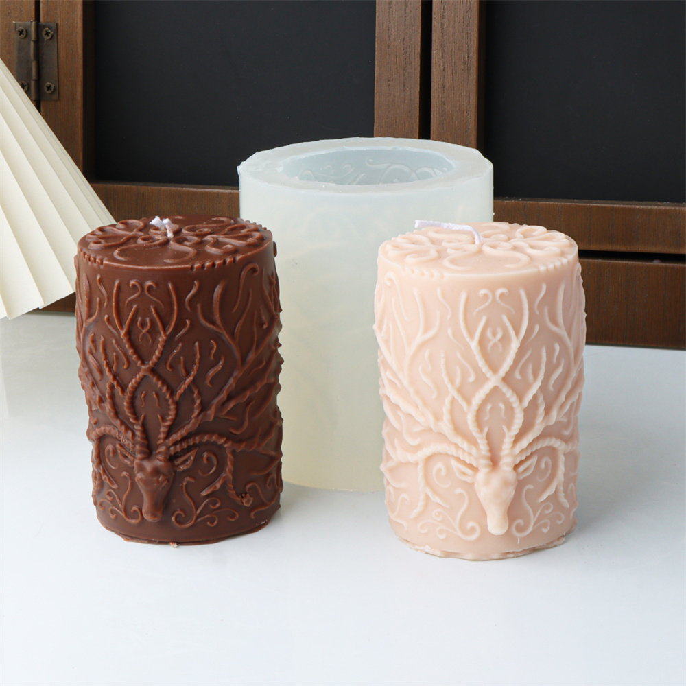 3D Reindeer Antle Pillar Candl - Elk Bugle Call ulasan dan harga