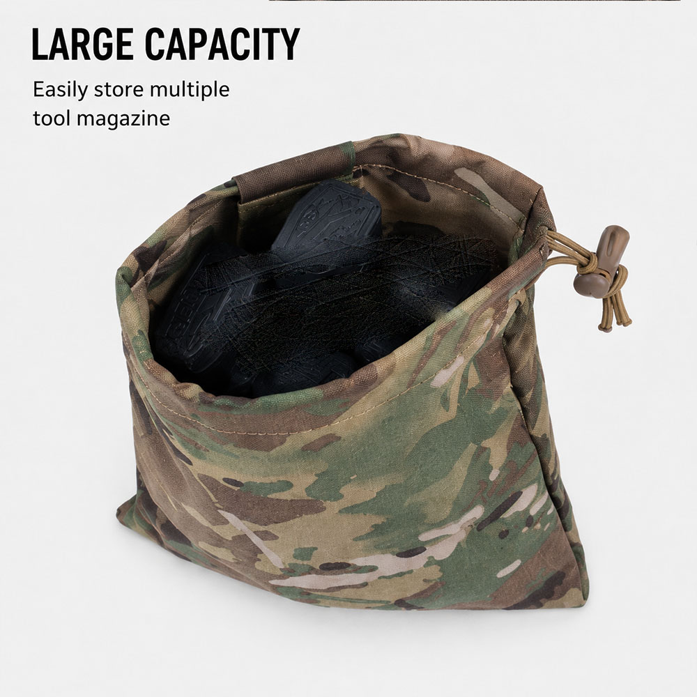 Tactical MOLLE Dump Pouch Fold - Outdoor Hunting Gear Storage ulasan dan harga