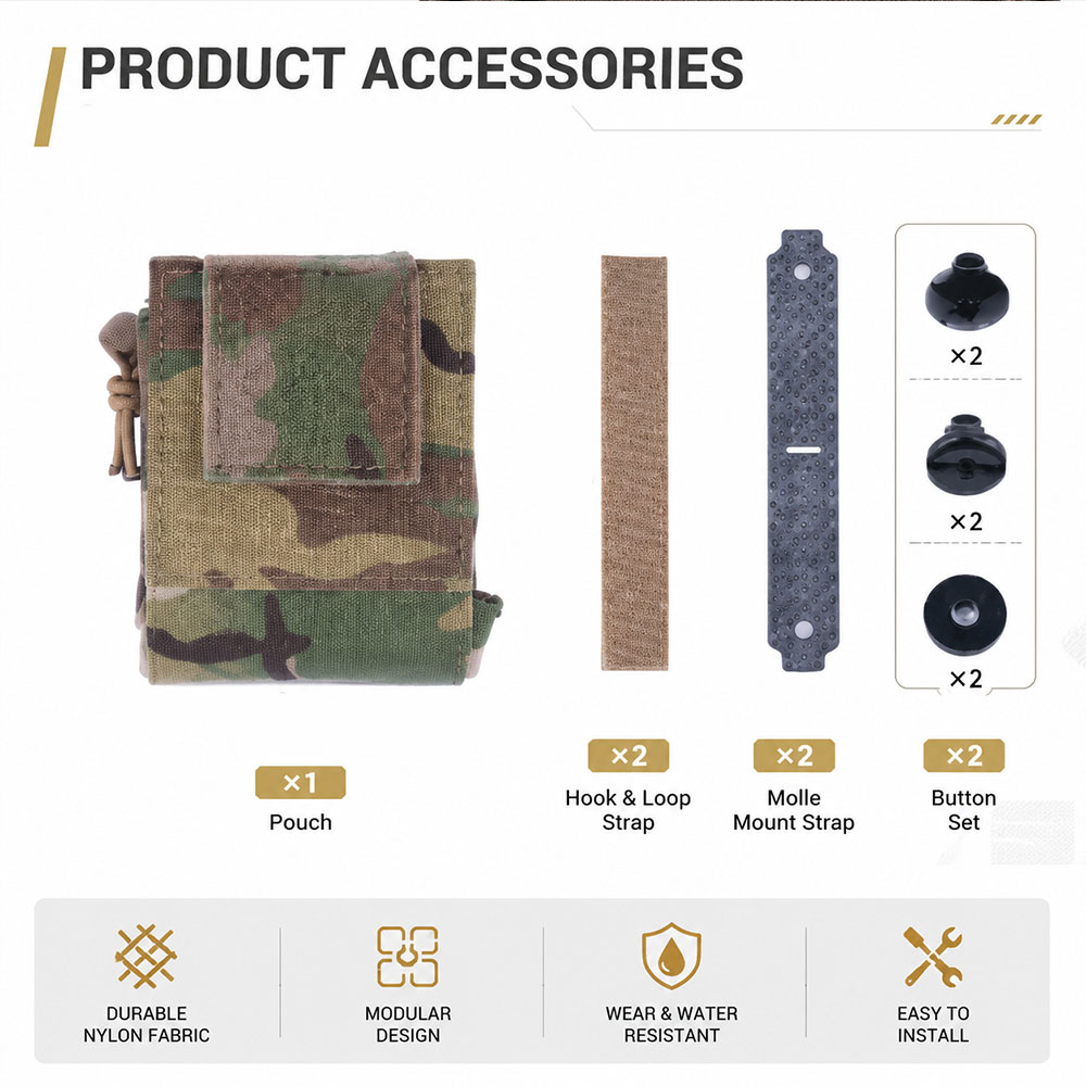 Tactical MOLLE Dump Pouch Fold - Outdoor Hunting Gear Storage ulasan dan harga