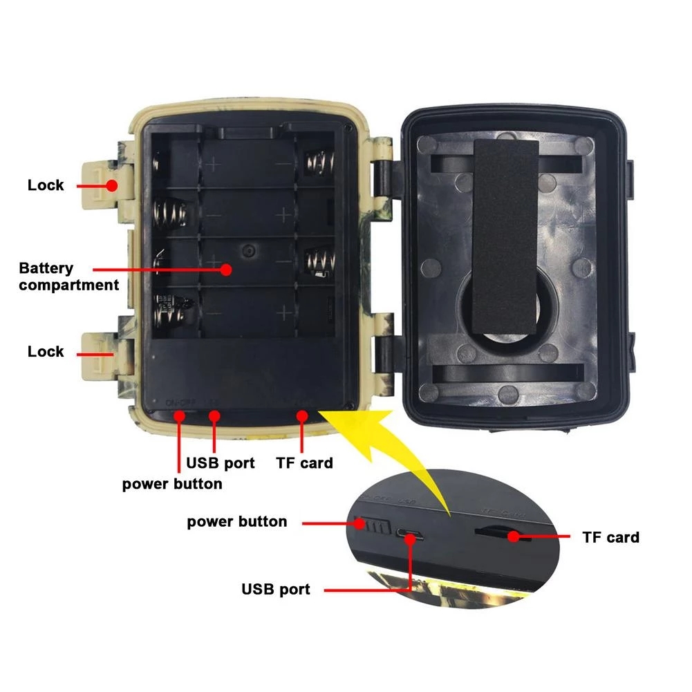 Mini Trail Hunting Camera PIR  - Trail Camera Infrared ulasan dan harga