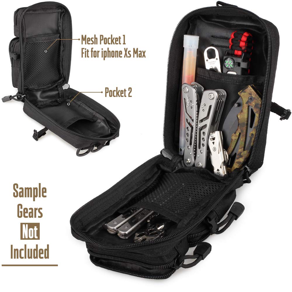 Mini Molle Utility Pouch, EDC  - Outdoor Hunting Gear Storage ulasan dan harga