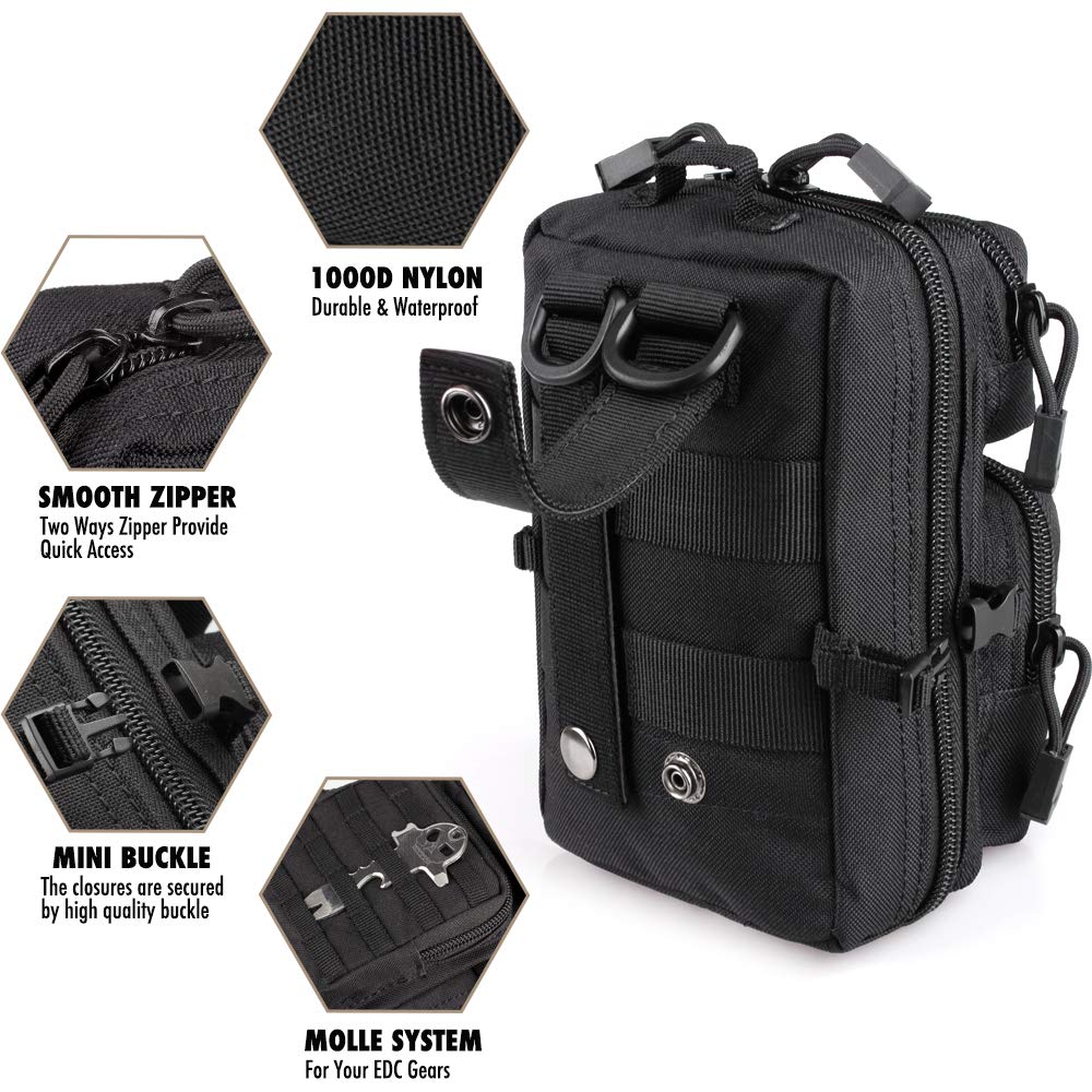 Mini Molle Utility Pouch, EDC  - Outdoor Hunting Gear Storage ulasan dan harga