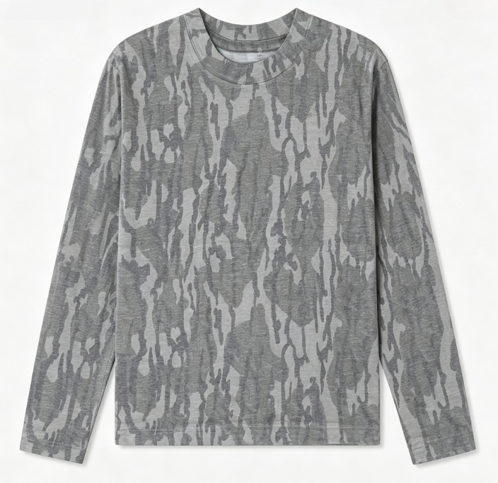 Camo Long Sleeve T‑Shirt Tree  - Outdoor Hunting Prints ulasan dan harga