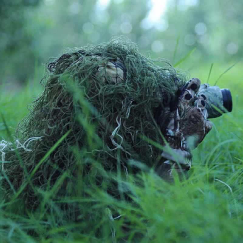Hot 80X90CM 3D Hunting Tactica - Hunting And Camping In Jungle ulasan dan harga